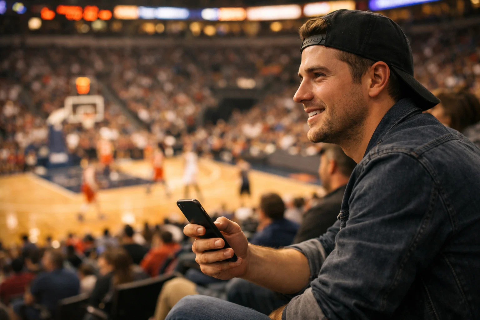 Basketball Wetten für Anfänger — Zuschauer vor Basketballspiel
